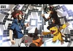 Black2/White2 vs Re:Digitize - Digimon vs Pokémon Fan Art (3