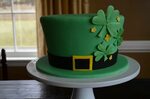 St. Patrick's Day cake - Fresh lemon cake with lemon butterc