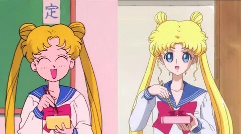 Sailor moon VS Sailor Crystal Anime Amino