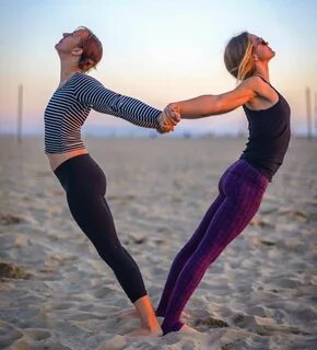 A Page Of Yoga Poses For Two People - Yoga Poses / Keep in m