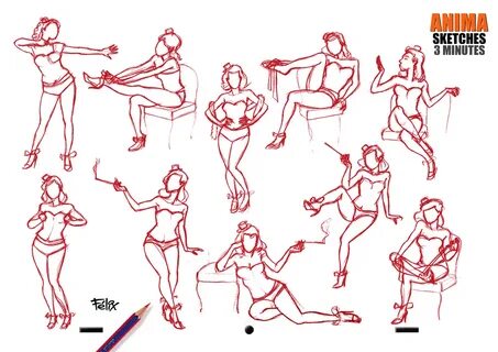 pose exercises i used what i was wearing as reference and di