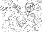 Splatoon coloring pages - Free printable coloring pages