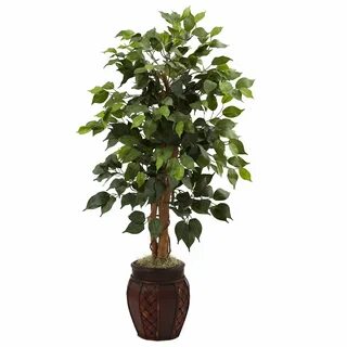 Buy Pack of 6 Decorative Green Mini Ficus Artificial Trailin