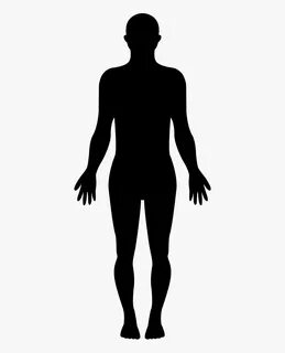 Standing Human Body Silhouette Svg Png Icon Free Download - 