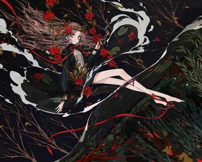 Wallpaper ID: 169483 / anime, summer, ophelia, flower, lake,