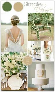 Simple White and Gold Wedding Ideas Neutral wedding colors, 