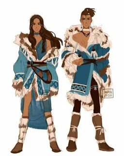 New Clothing Style for Kataara & Sokka The Water Tribe Sibli