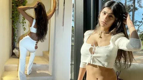 Former XXX Porn Star Mia Khalifa Dresses Up As Hooker, Has a