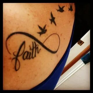 Faith birds infinity tattoo Faith tattoo, Infinity tattoo de