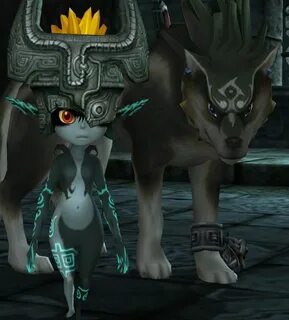 Wolf Link and Midna! Twilight princess, Zelda, Jeux