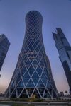 Tornado Tower Doha Famous architecture, Steel structure buil