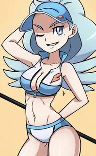 Kahili in a bikini Pokémon Sun and Moon Know Your Meme