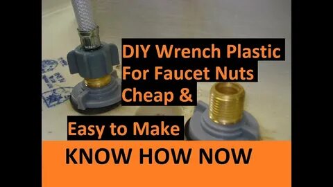 DIY Basin Wrench for Plastic Faucet Nuts - YouTube