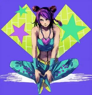 Jolyne's stone heart Stone Ocean Jojo's bizarre adventure, J