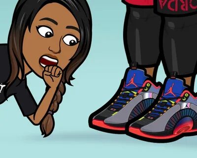 Bitmoji 人 物 贴 图 抢 先 穿 上 最 新 Air Jordan XXXV - KINGSSLEEVE