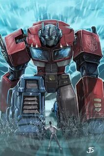 ArtStation - Optimus prime fan art, Joël Séguin Transformers