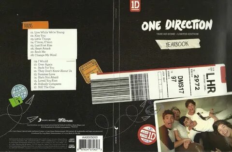 Encarte: One Direction - Take Me Home (Limited Yearbook Edit