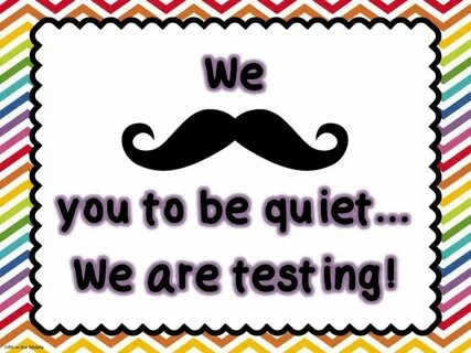 FREE Mustache Testing Poster (With images) Testing encourage