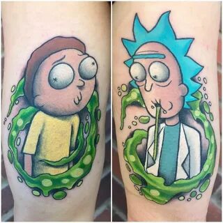 Rick and Morty Tattoo #Tattuagem #Instagram Тату, Подарки