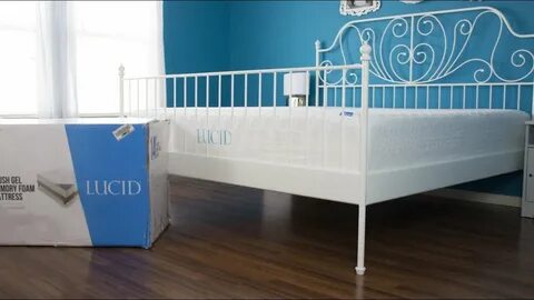 Lucid 14 inch Plush Memory Foam Mattress Unboxing & Review -