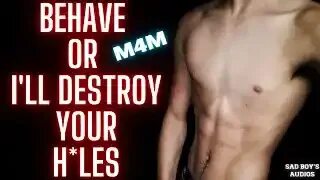 Spicy 18+) Dominant daddy threatens to punish you! Mdom DDLB