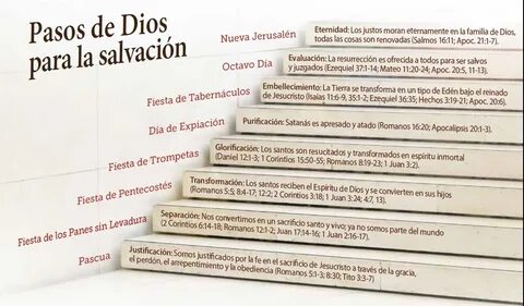 Los pasos para la salvación a través de las fiestas de Dios 