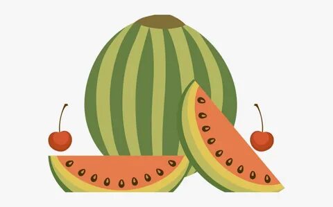 Transparent Watermelon Seed Clipart - Png ไ ม ม พ น ห ล ง , 