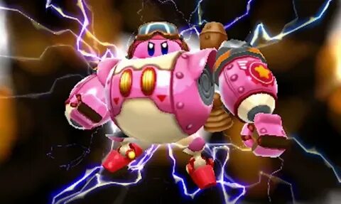 Kirby shows off his new toy in Kirby: Planet Robobot - Nerd 