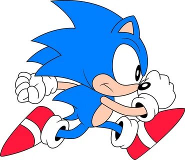 File:Classic sonic run.svg - Sonic Retro Classic sonic, Soni