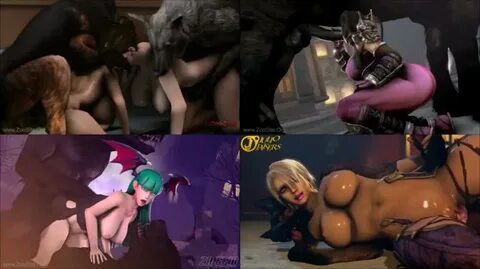 Compilation Of Sfm-Blender Animated Bestiality Anime / Henta