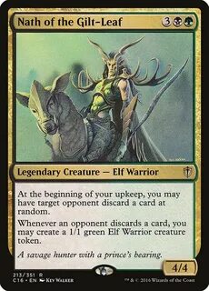 Nath of the Gilt-Leaf Elf warrior, Magic the gathering, Magi