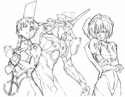 artbooksnat Evangelion art, Neon genesis evangelion, Neon ev