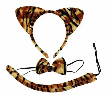 Accessories TIGER AND LEOPARD PRINT DRESS UP SET WITH EARS H