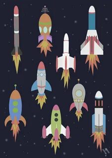 Pin by Refinerii on Design/Patterns Cartoon spaceship, Space