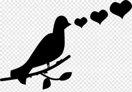 Love, Bird, Silhouette, Heart, Romantic, Romance, Sign, Tree