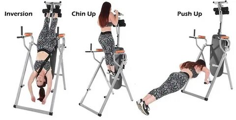 Conquer 6-in-1 Inversion Table Power Tower