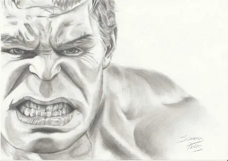 Drawing hulk by Sunny Artis Hulk sketch, Marvel drawings, Pe