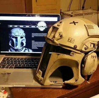 Army Fett Tactical helmet, Star wars characters pictures, Ar