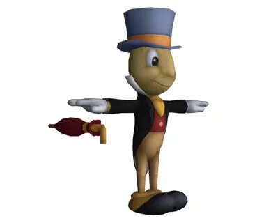 PlayStation 2 - Kingdom Hearts - Jiminy Cricket - The Models