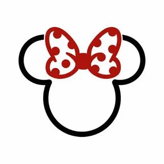 Minnie Mouse Two Color Mickey Tattoo / Disney Animal Cartoon