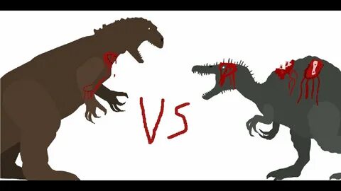 EDB godzillasaurus vs mega beast spinosaurus - YouTube