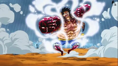 Luffy activates Gear 4 and punches Doflamingo down to 18 lev