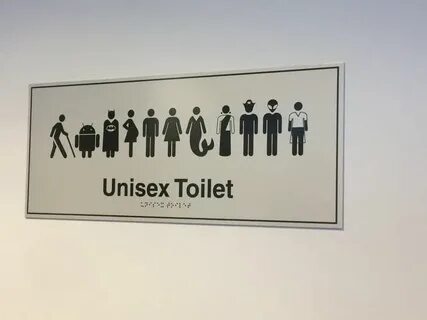 This Toilet Sign - Funny Toilet sign, Unisex toilets, Salon 
