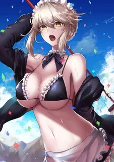 Download Wallpaper Fate Series, Fate Grand Order, bikini, Artoria Pendragon...