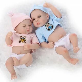 10 inches Reborn Dolls Full Body Silicone, Cute Reborn Baby 