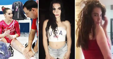15 Pictures Of McKayla Maroney During And After Her USA Gymn