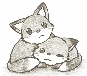 Foxies Cute fox drawing, Cute drawings, Cute animal drawings