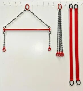 Купить Spreader Bar Straps Lift Sling. Authentic Mammoet Red