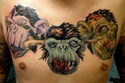 Hear Speak See No Evil Evil tattoos, Monkey tattoos, See no 