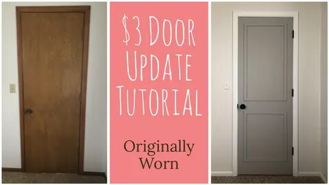 How To Update A Hollow Core Door For $3!